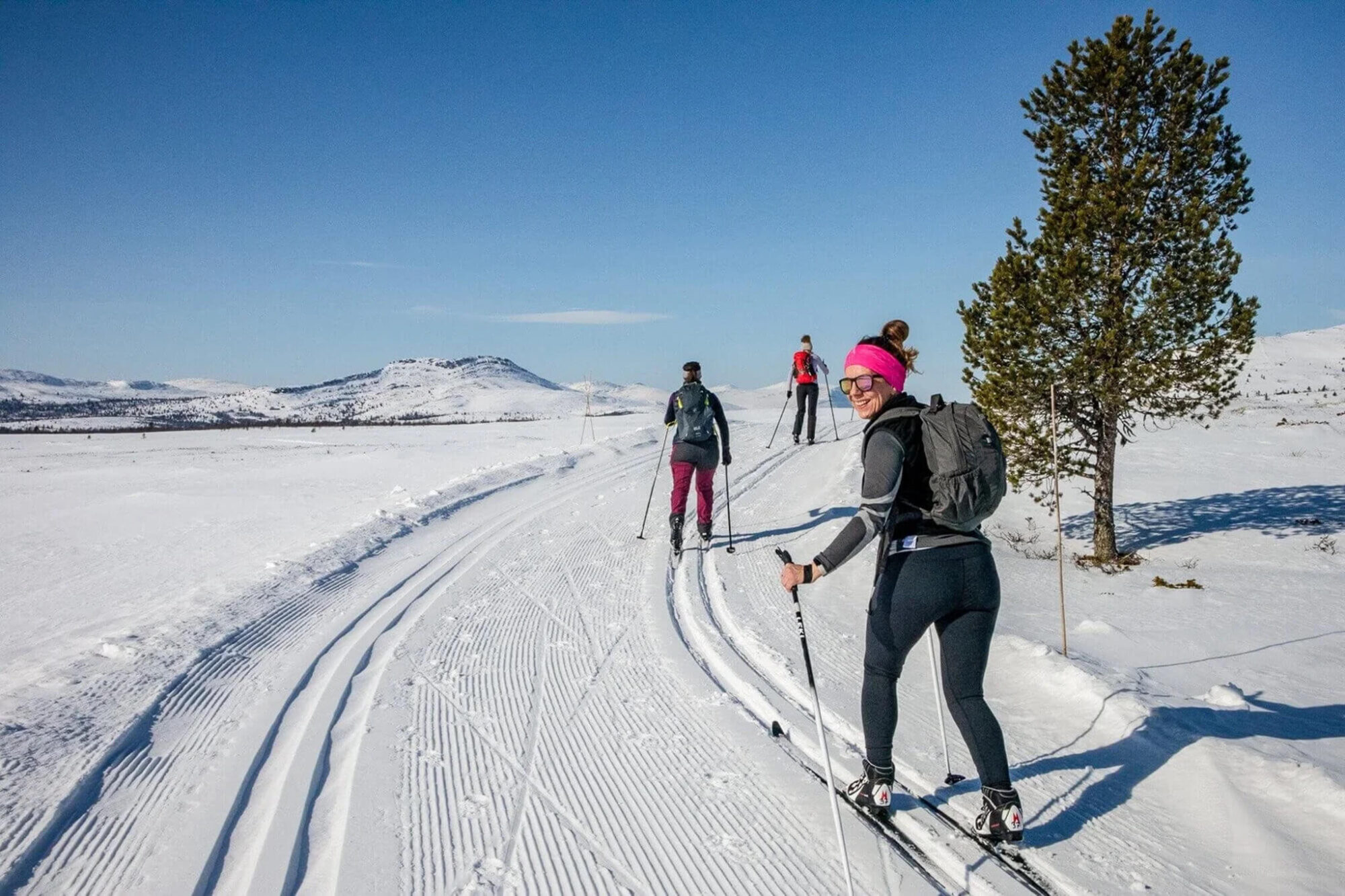 Beginner Cross Country Ski and Yoga in Sweden hero