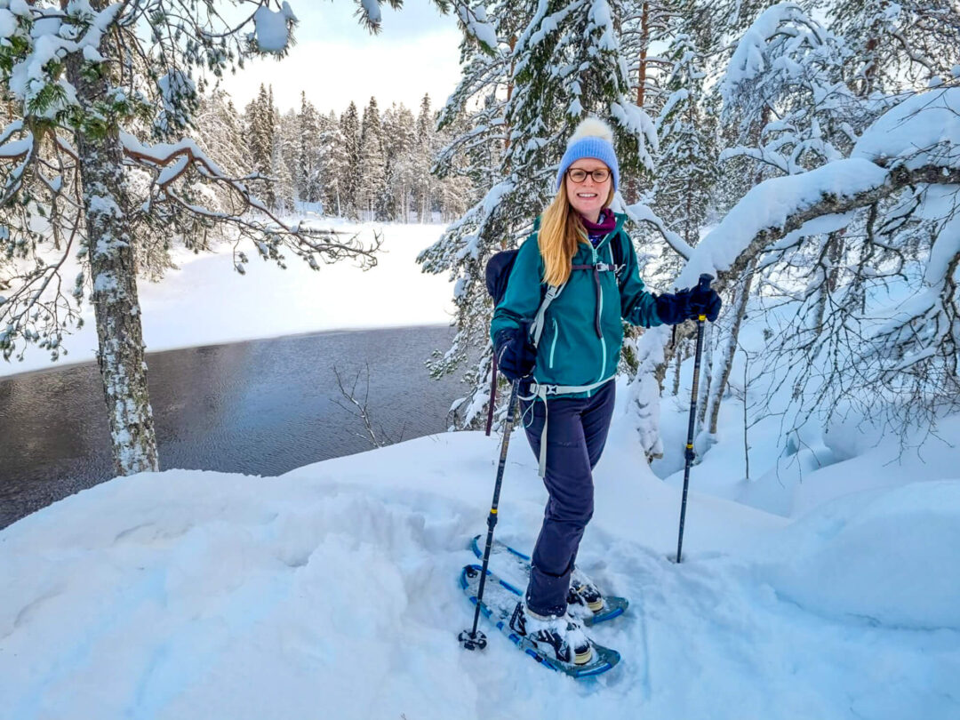Wilderness Snowshoeing Adventure in Finland