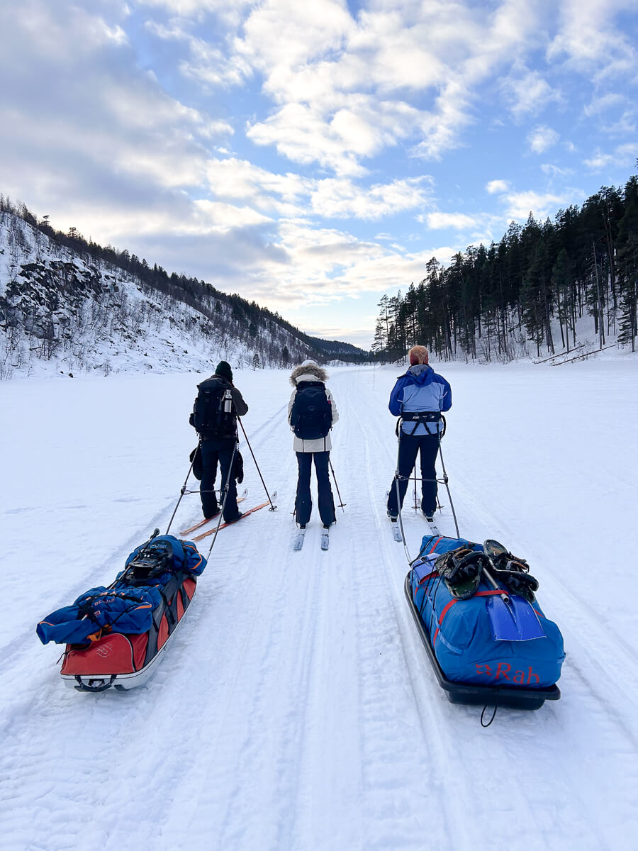 Hut to Hut Backcountry Ski Expedition in Lapland