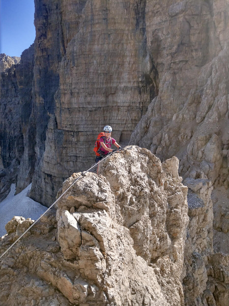 Via Ferrata Hut-to-Hut in the Dolomites