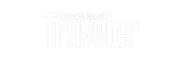 Conde Nast Traveler logo on a black background