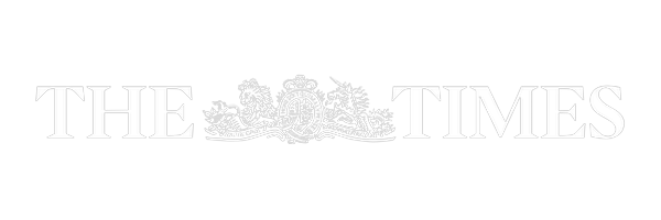 The Times wordmark logo on a black background.